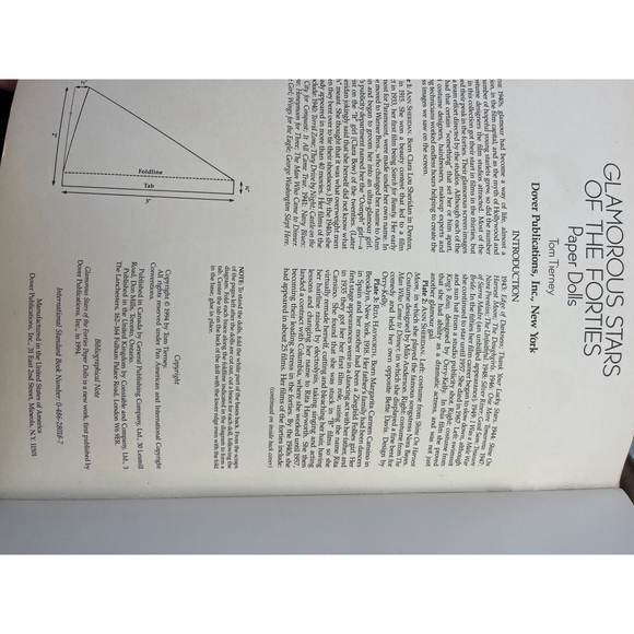 Glamorous Stars of the Forties Paper Dolls Book by Tom Tierney Dover - Picture 6 of 6